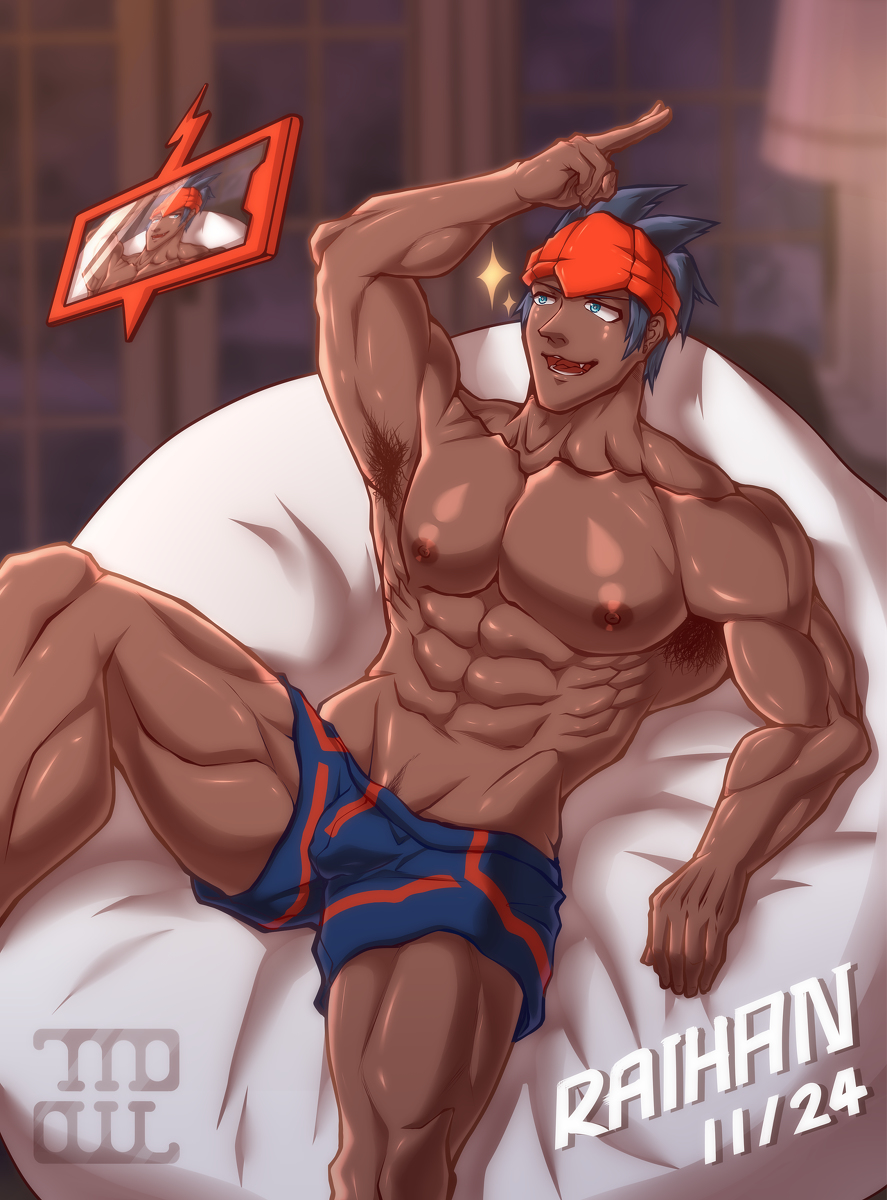 This is a pixiv picture whose title is Raihan (Pokemon).