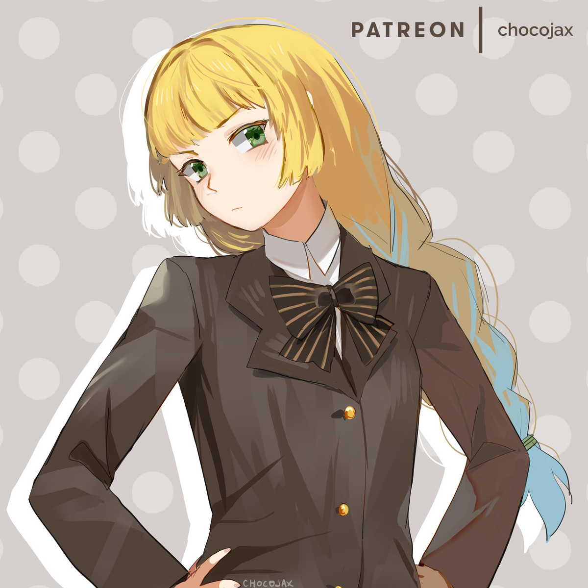 This is a pixiv picture whose title is Normal Schoolgirl Ingrid.