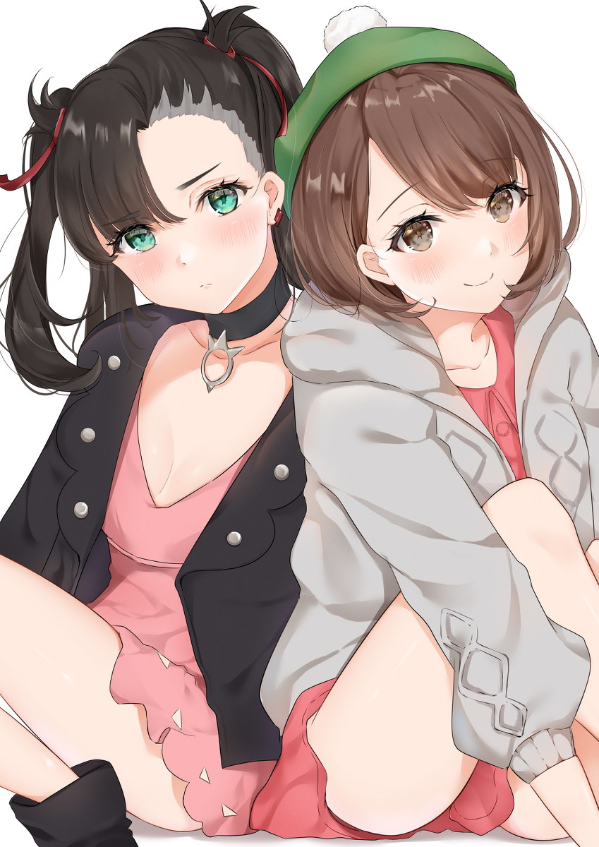 This is a pixiv picture whose title is マリィちゃんとユウリちゃん.