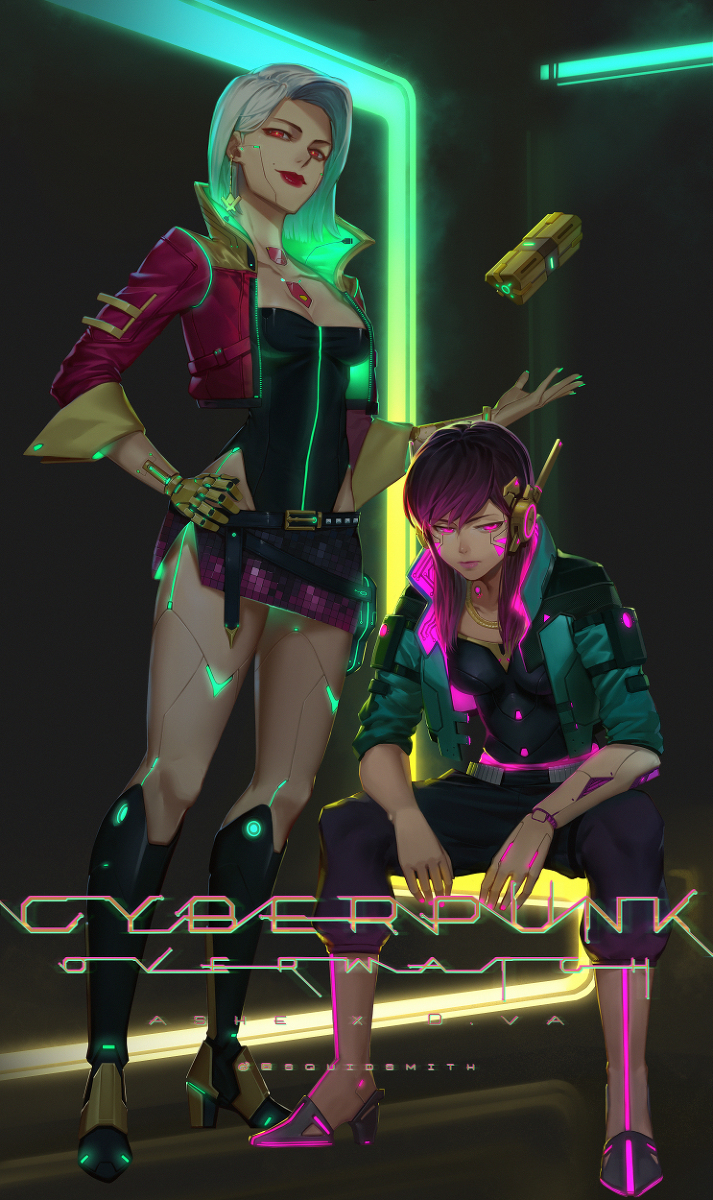 This is a pixiv picture whose title is cyberwatch.