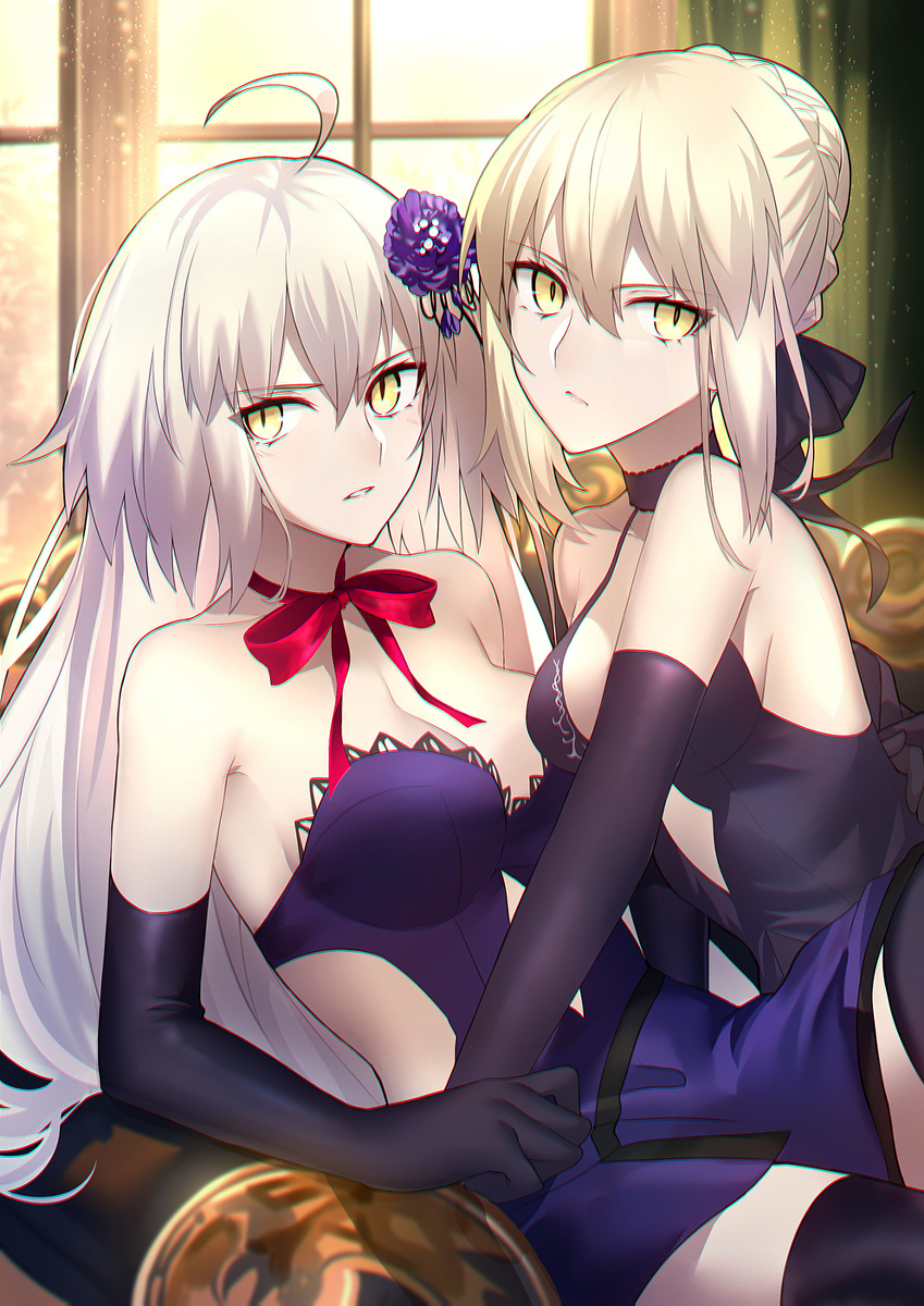 This is a pixiv picture whose title is FGO.