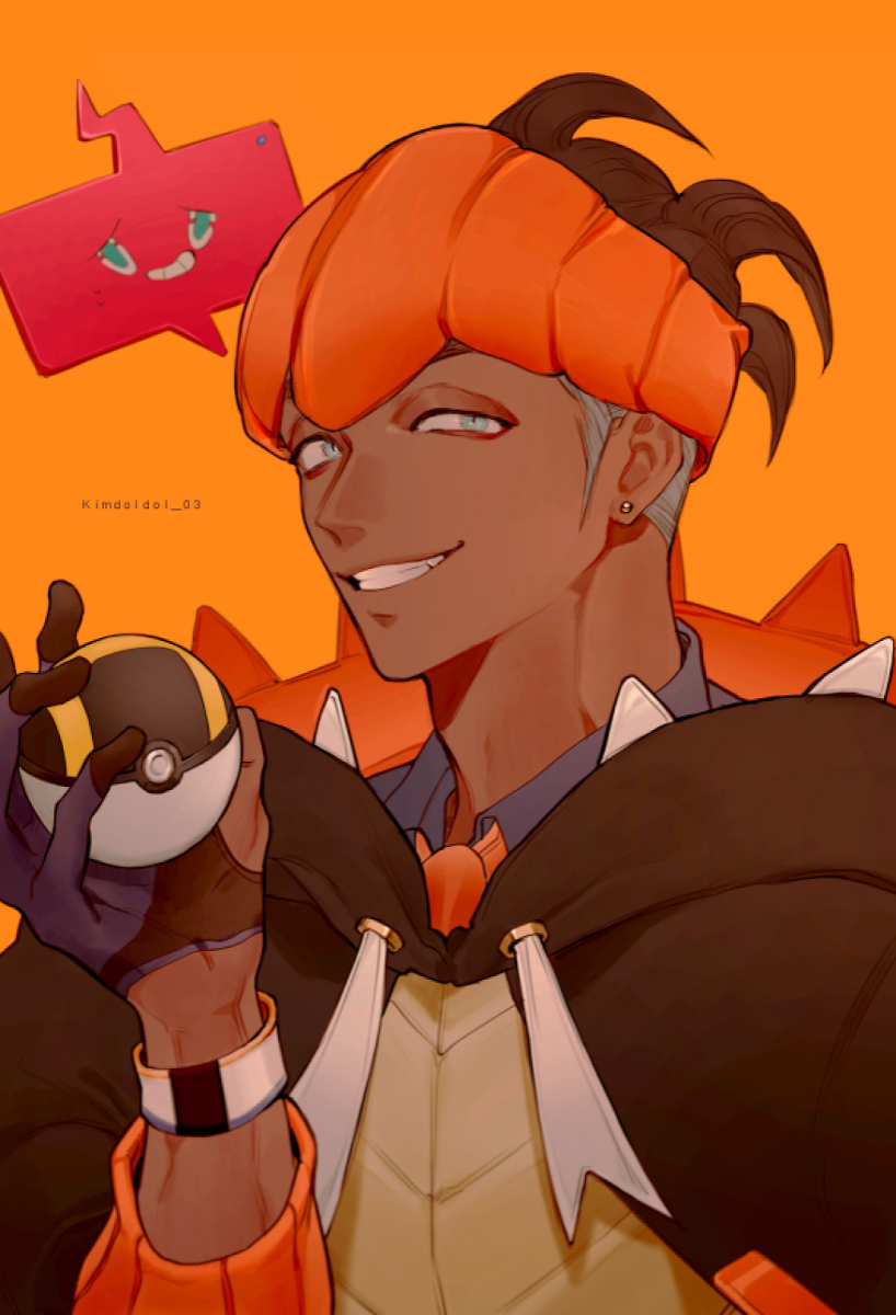 This is a pixiv picture whose title is キバナ/ルリナ.