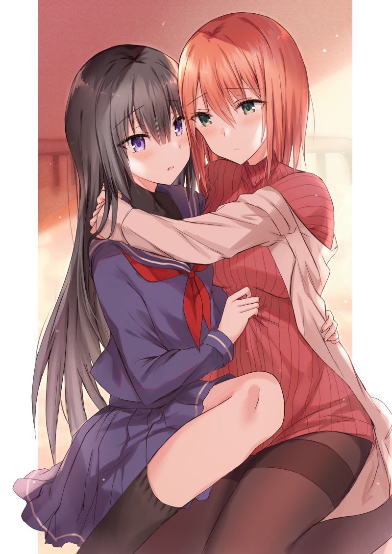 This is a pixiv picture whose title is 百合.