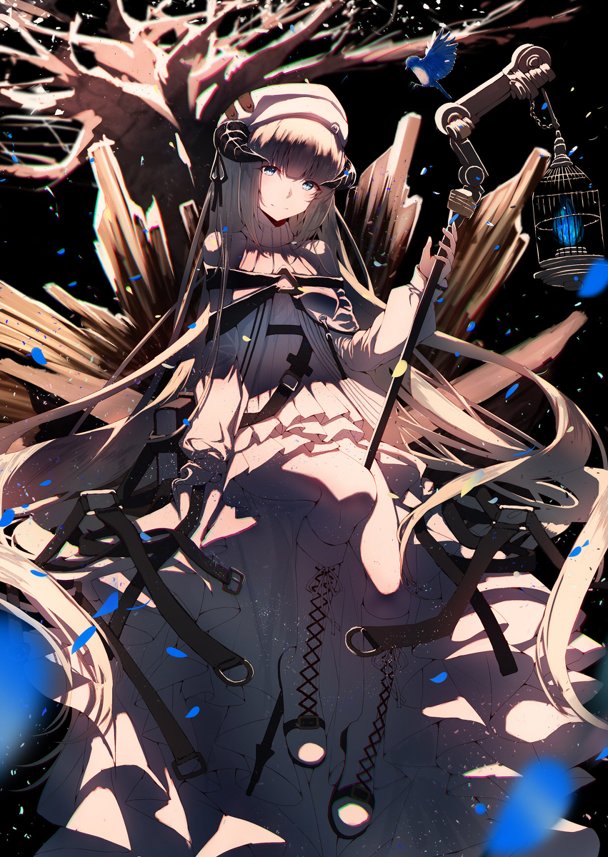 This is a pixiv picture whose title is Nightingale.