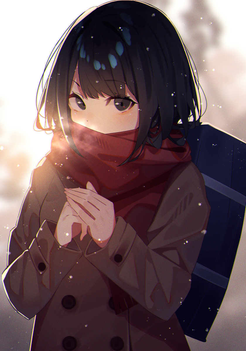 This is a pixiv picture whose title is さむい。.