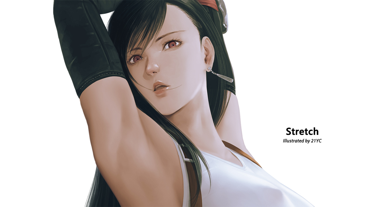 This is a pixiv picture whose title is Stretch.