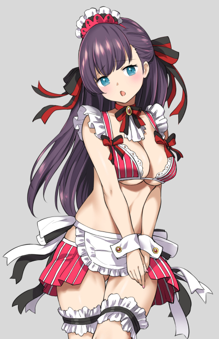 This is a pixiv picture whose title is 仕事絵（ちょっぴりHなコスチュームの描き方）サンプル.