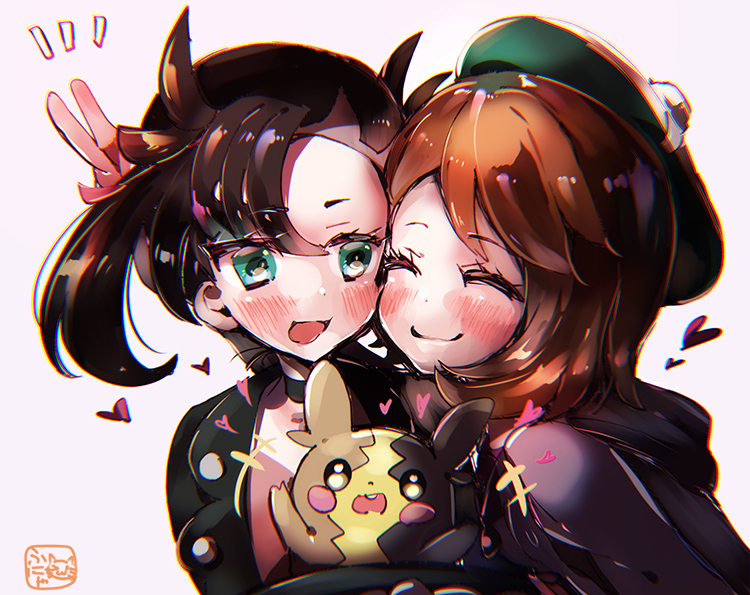 This is a pixiv picture whose title is ライバルで友達.