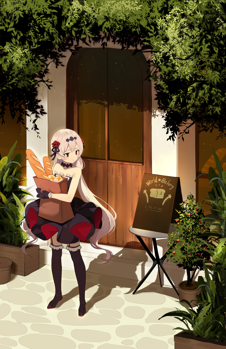This is a pixiv picture whose title is 面包房.