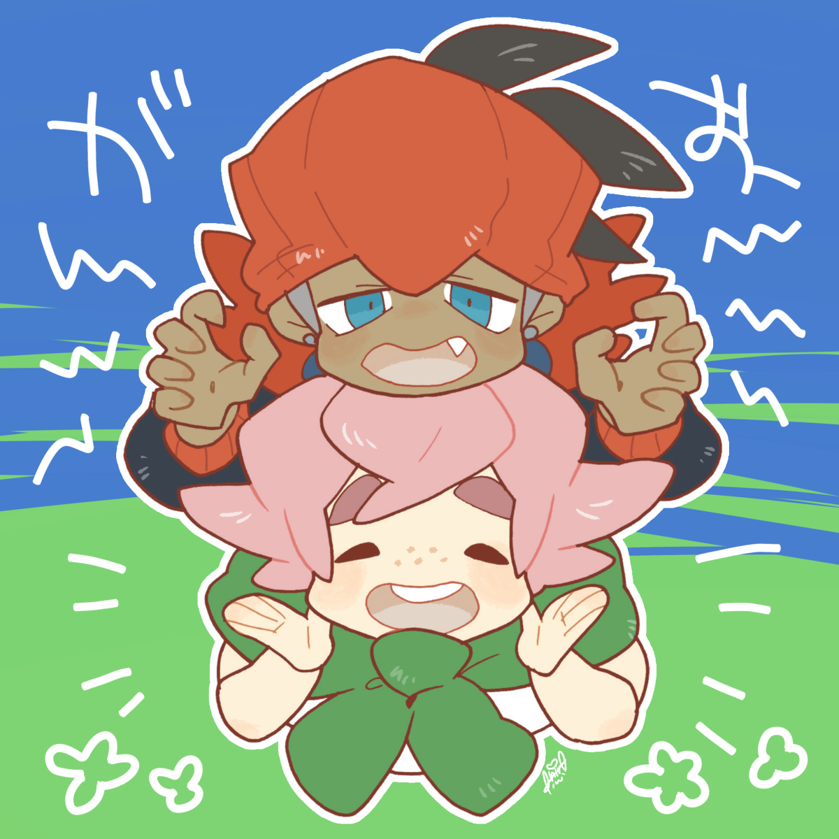 This is a pixiv picture whose title is キバヤロ.