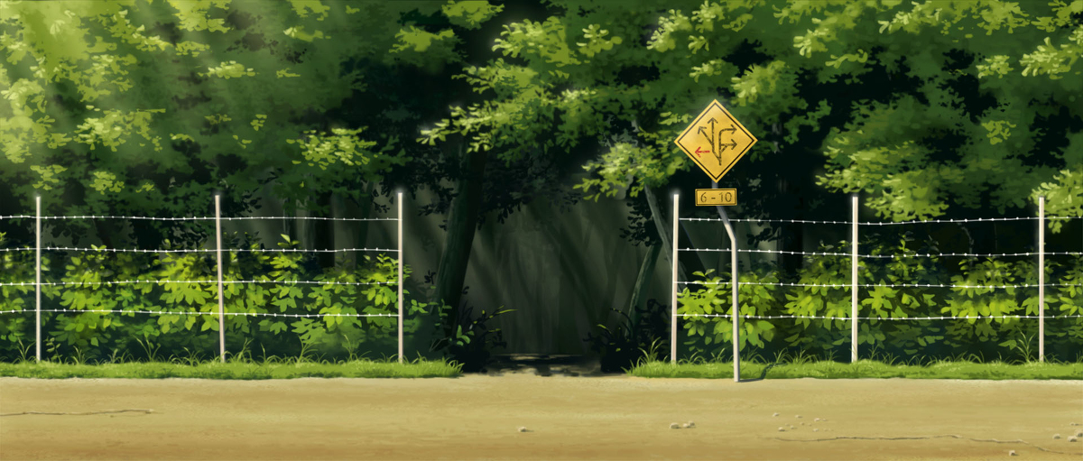 This is a pixiv picture whose title is 杜の門.