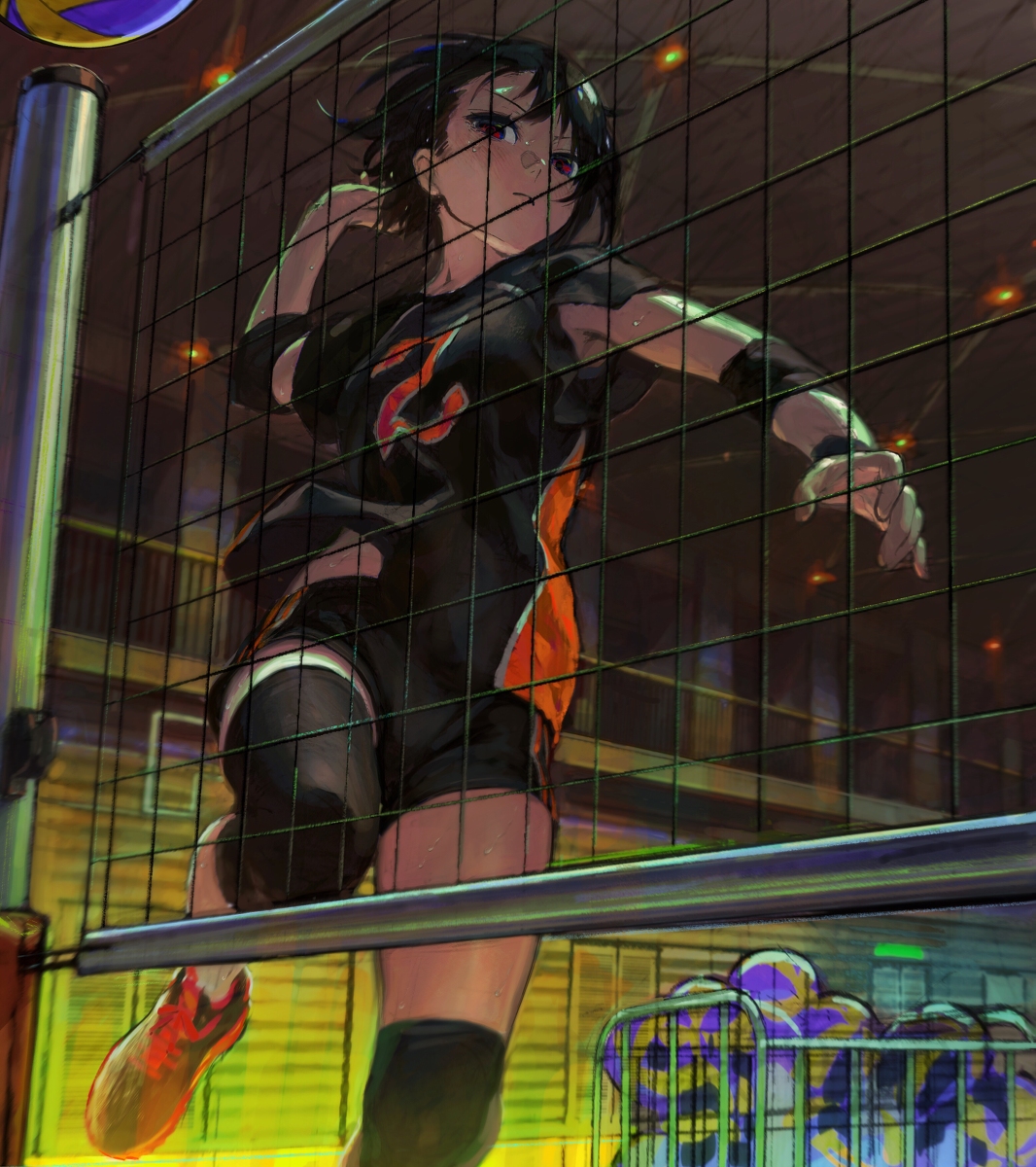 This is a pixiv picture whose title is 夜.