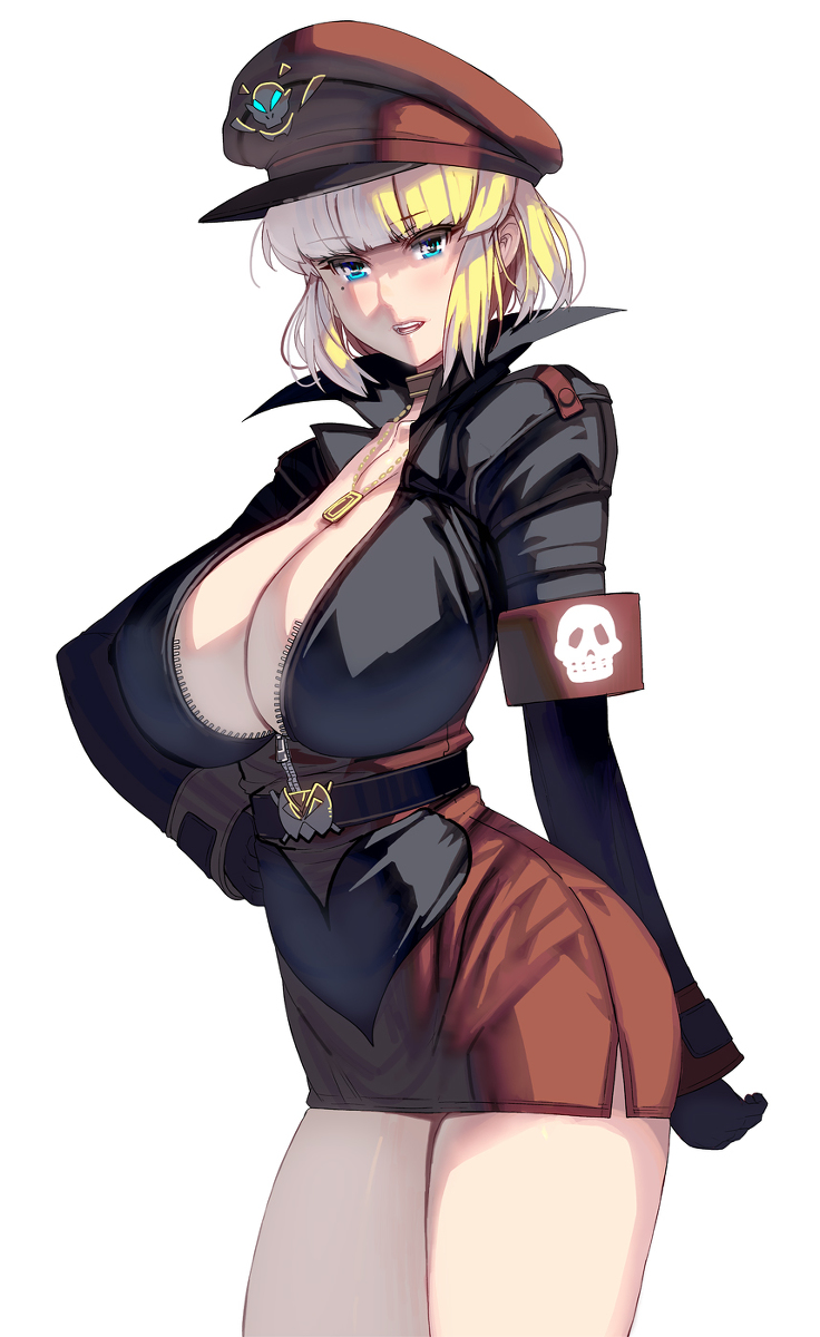 This is a pixiv picture whose title is 悪の組織の幹部.