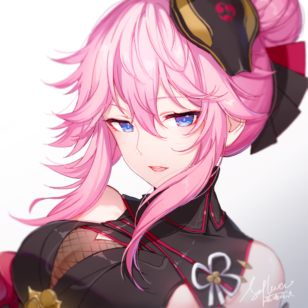 This is a pixiv picture whose title is yae sakura.