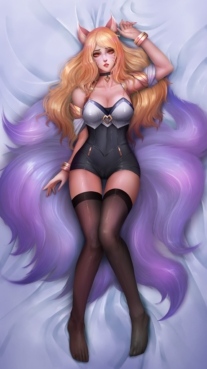This is a pixiv picture whose title is KDA_ahri_front.