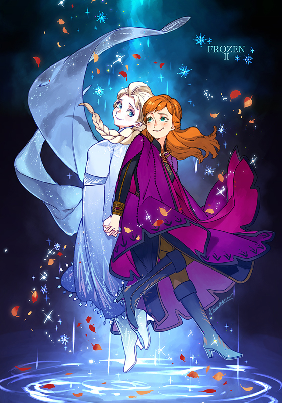 This is a pixiv picture whose title is アナと雪の女王2.