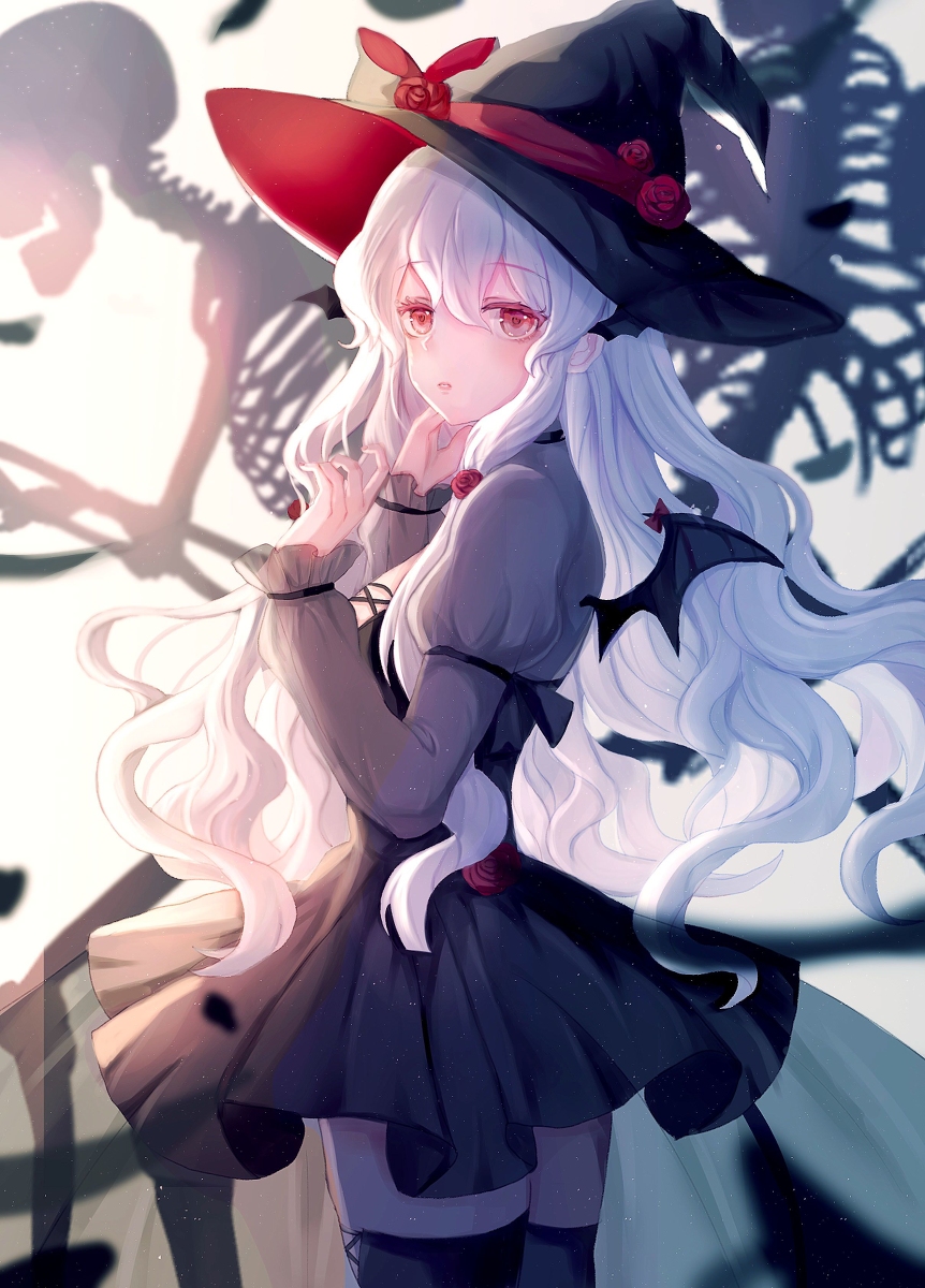 This is a pixiv picture whose title is 魔女.