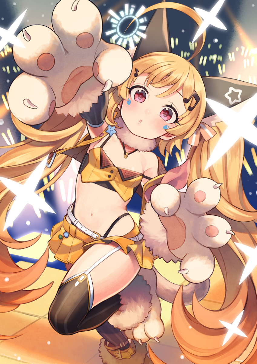 This is a pixiv picture whose title is ニャンニャンアイドル.