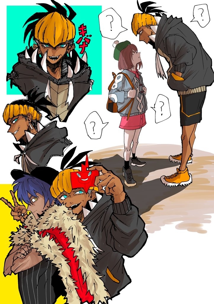 This is a pixiv picture whose title is キバナ.