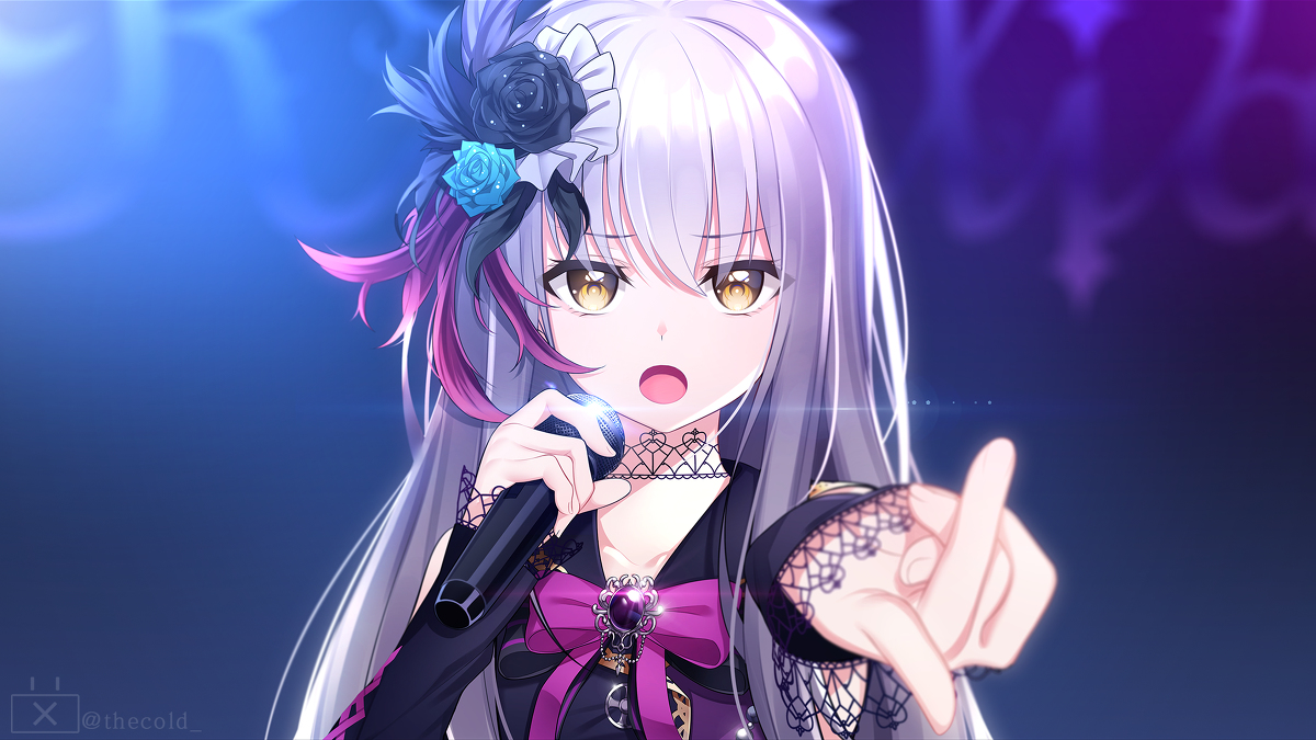 This is a pixiv picture whose title is "BLACK SHOUT".