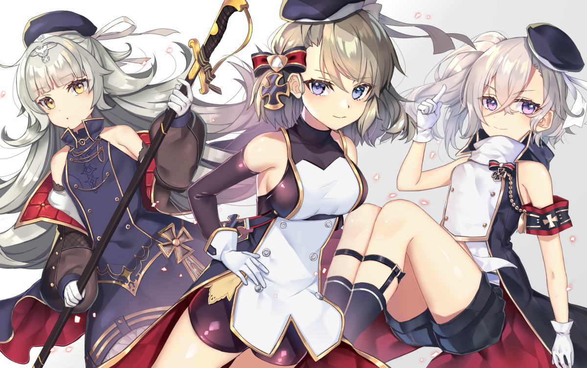 This is a pixiv picture whose title is 鉄血.