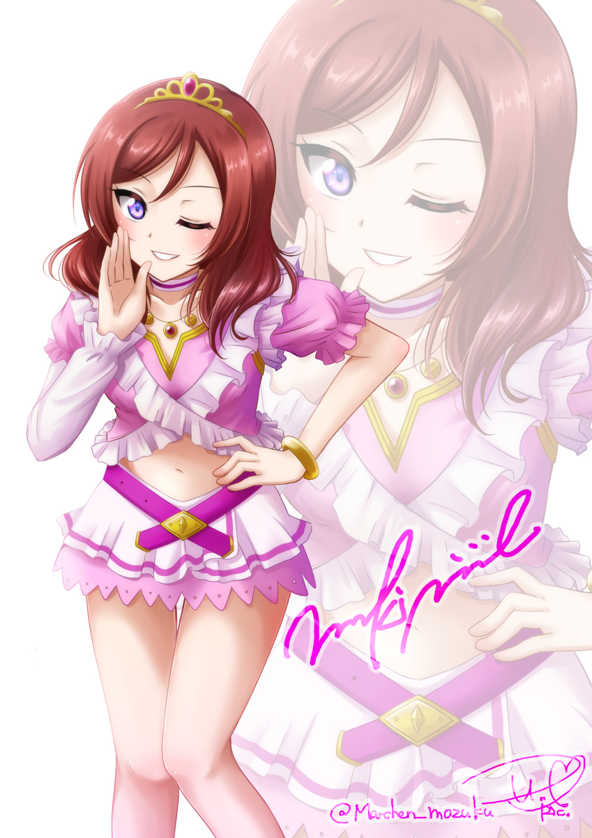 This is a pixiv picture whose title is 【ラブライブフェス】Mスタ真姫ちゃん【パズルフラスタ用】.