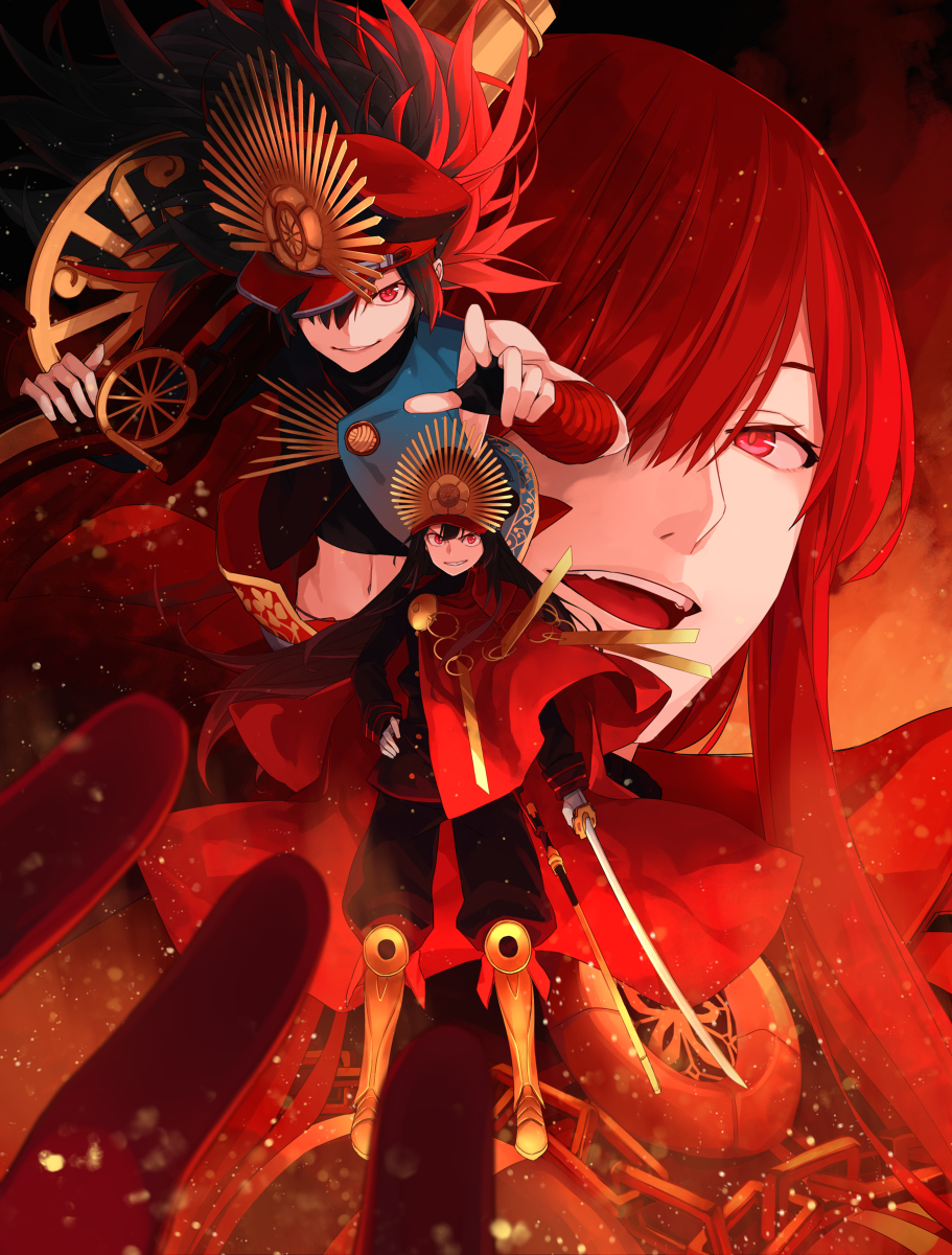 This is a pixiv picture whose title is 魔王ノッブズ.