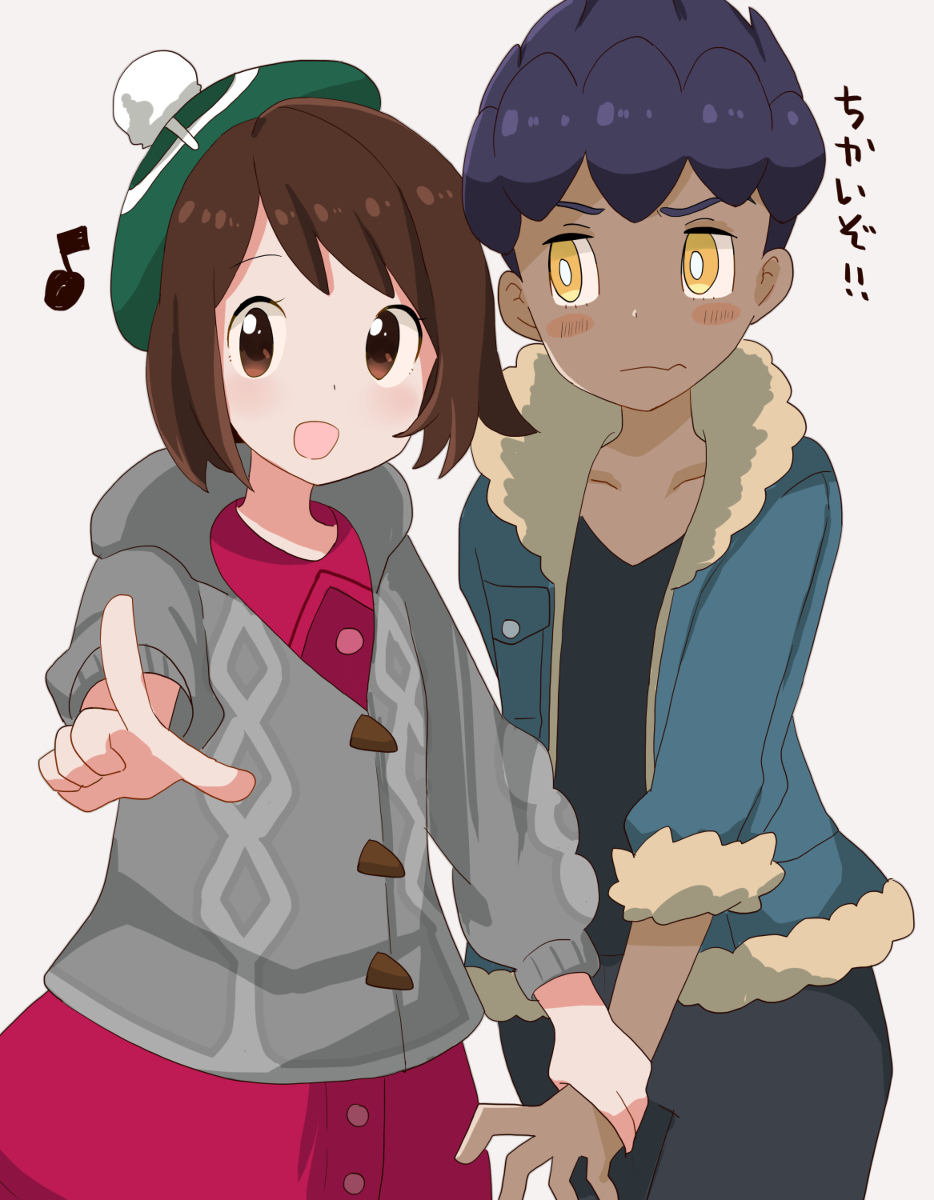 This is a pixiv picture whose title is ホプユウ.