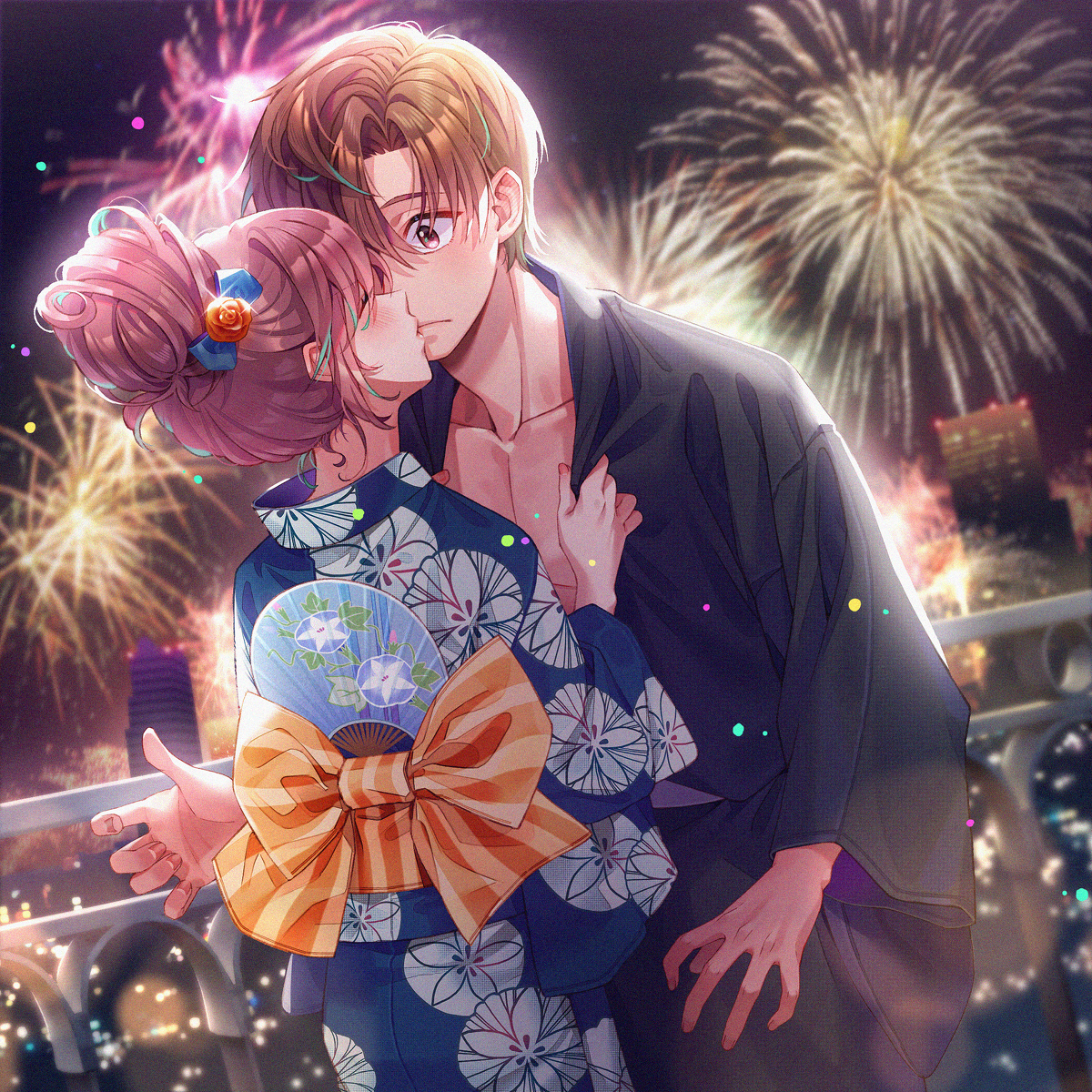 This is a pixiv picture whose title is 🎆一気にパッと🎆.