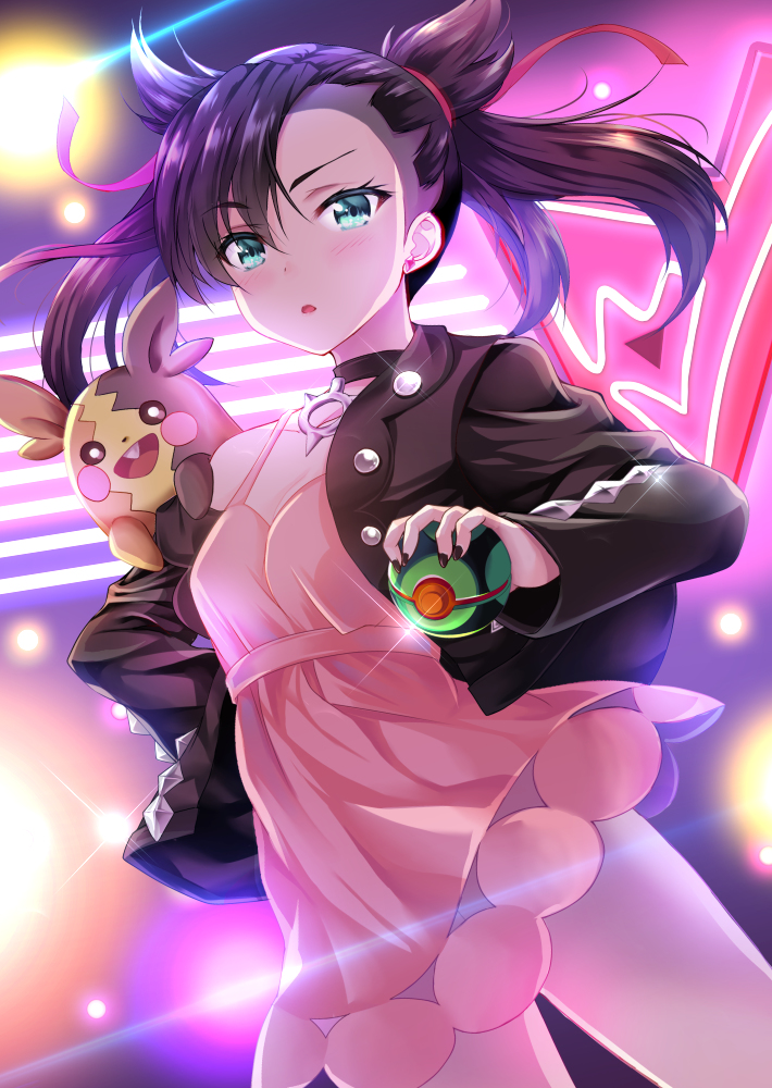 This is a pixiv picture whose title is マリィちゃんとモルペコ.