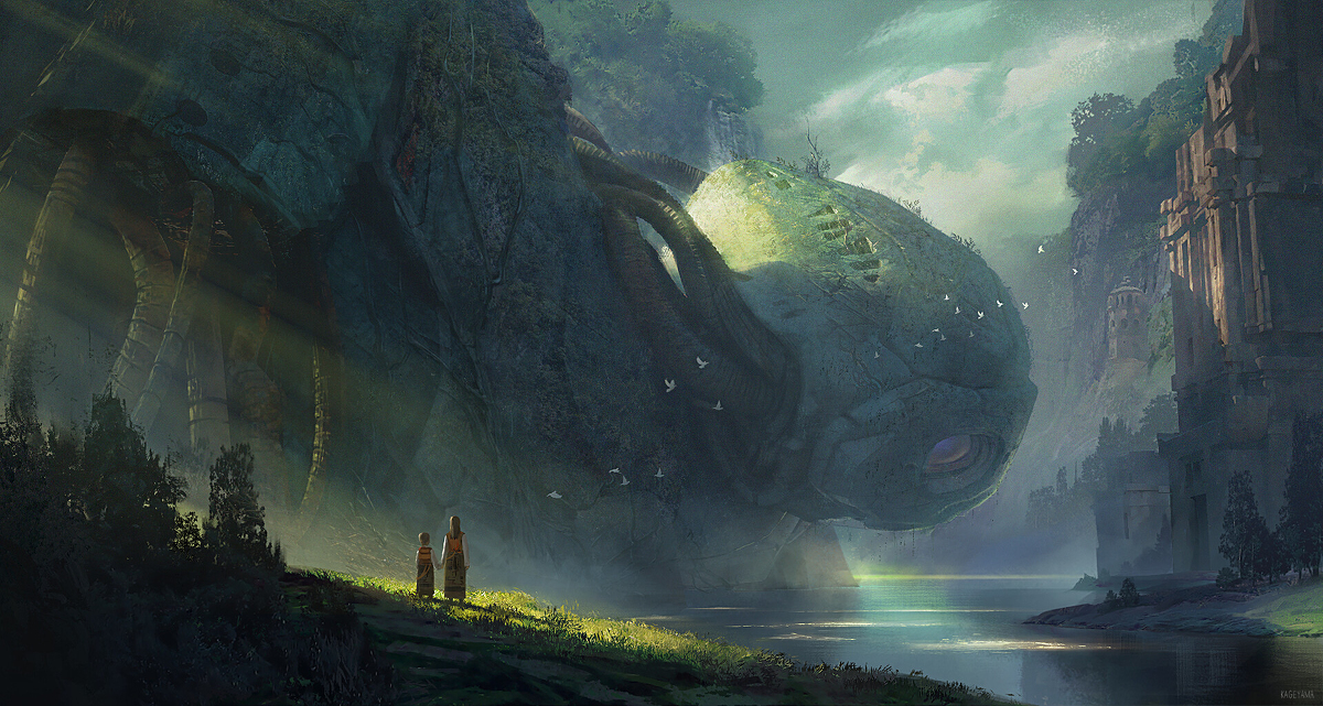 This is a pixiv picture whose title is The ancient robot.