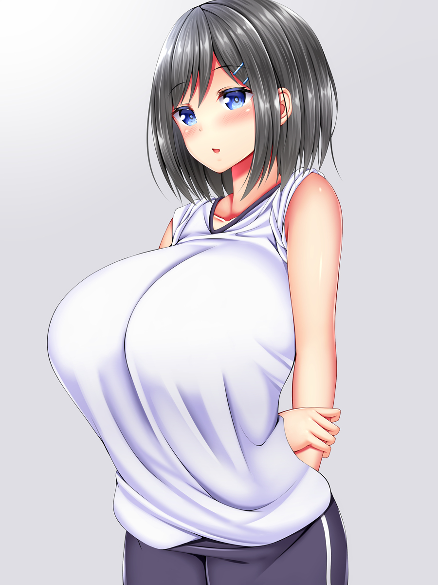 This is a pixiv picture whose title is 体操服の袖まくってるJK好き.