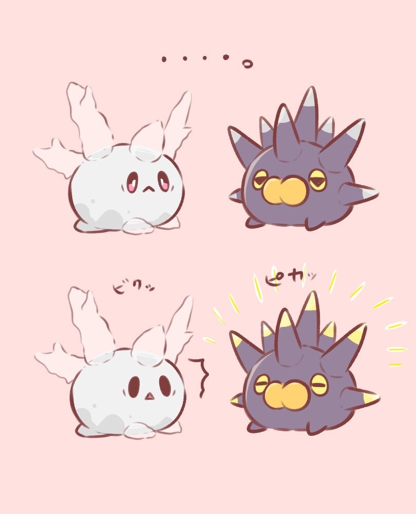This is a pixiv picture whose title is バチンウニ光る.
