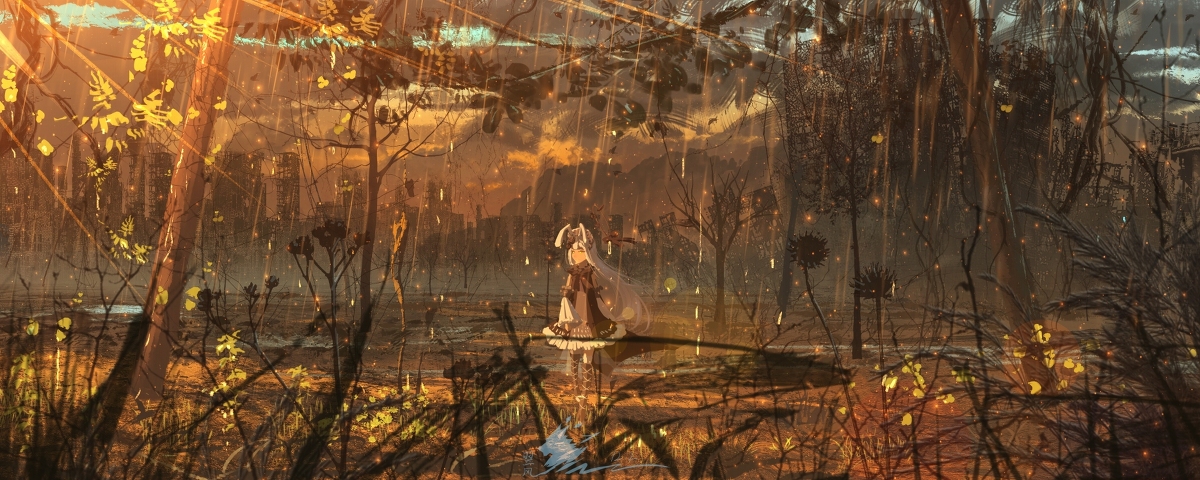 This is a pixiv picture whose title is 霖.