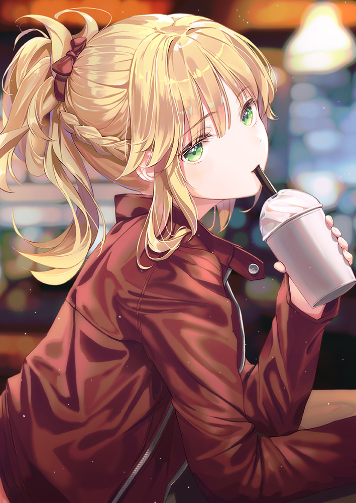 This is a pixiv picture whose title is Mordred.