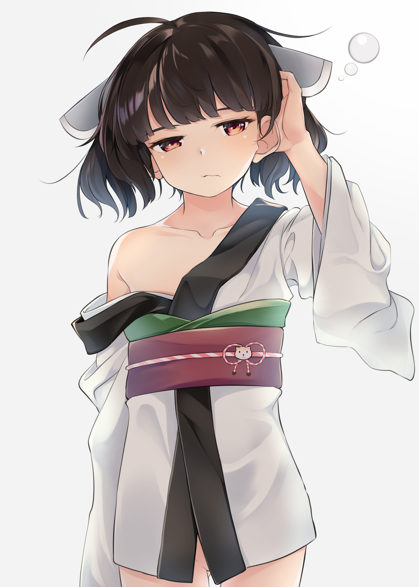 This is a pixiv picture whose title is 寝起きりたん.