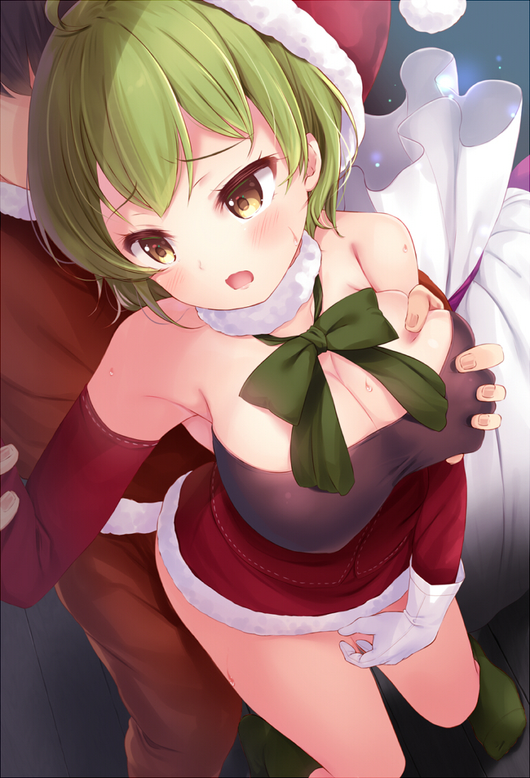 This is a pixiv picture whose title is クリスマス衣装.