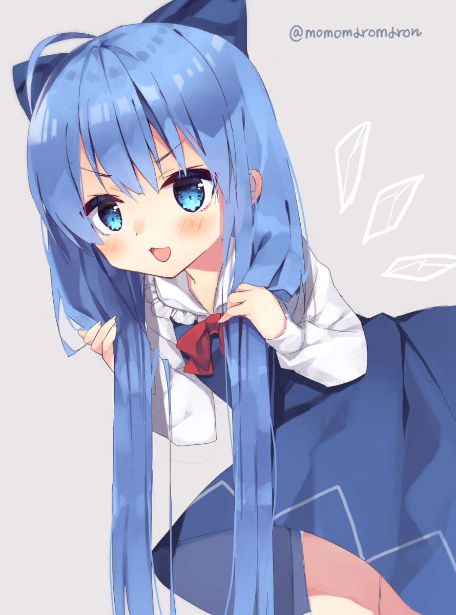 This is a pixiv picture whose title is ロングチルノ.