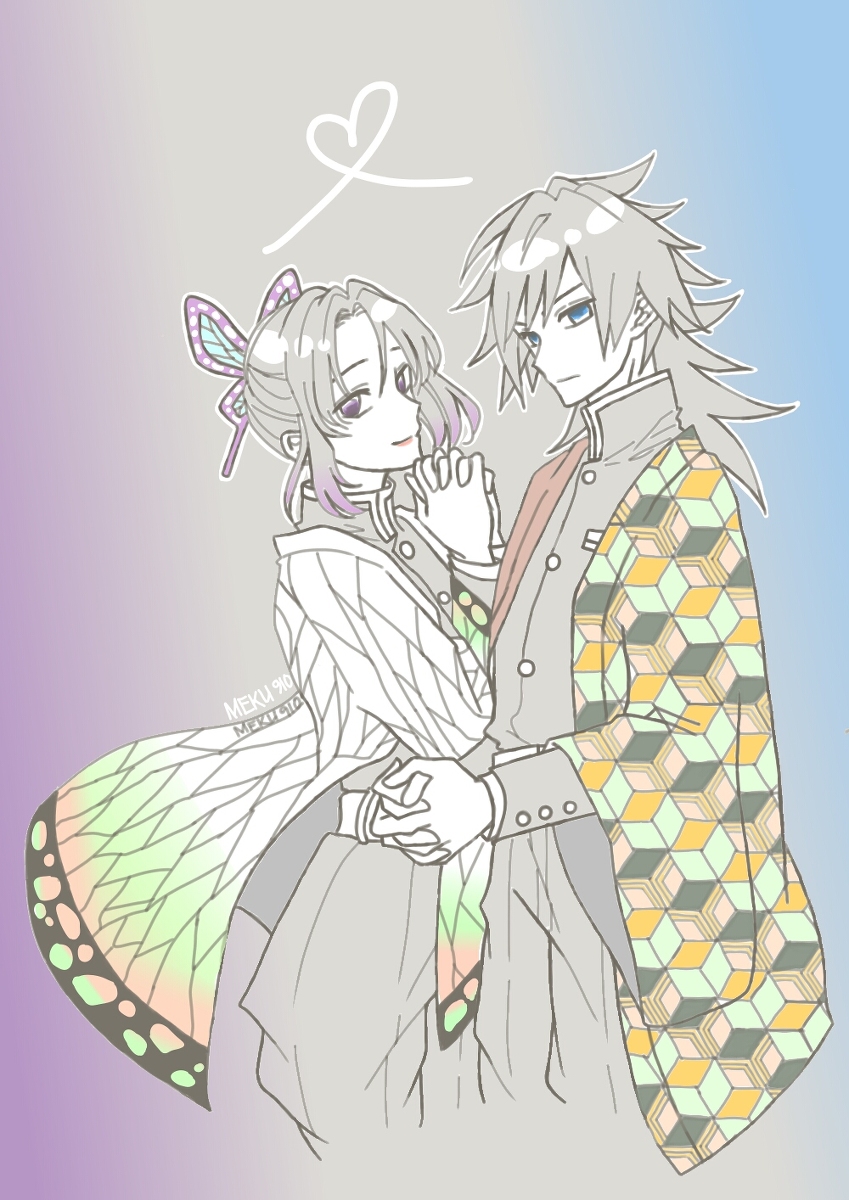 This is a pixiv picture whose title is ♥GiyuuShino♥.