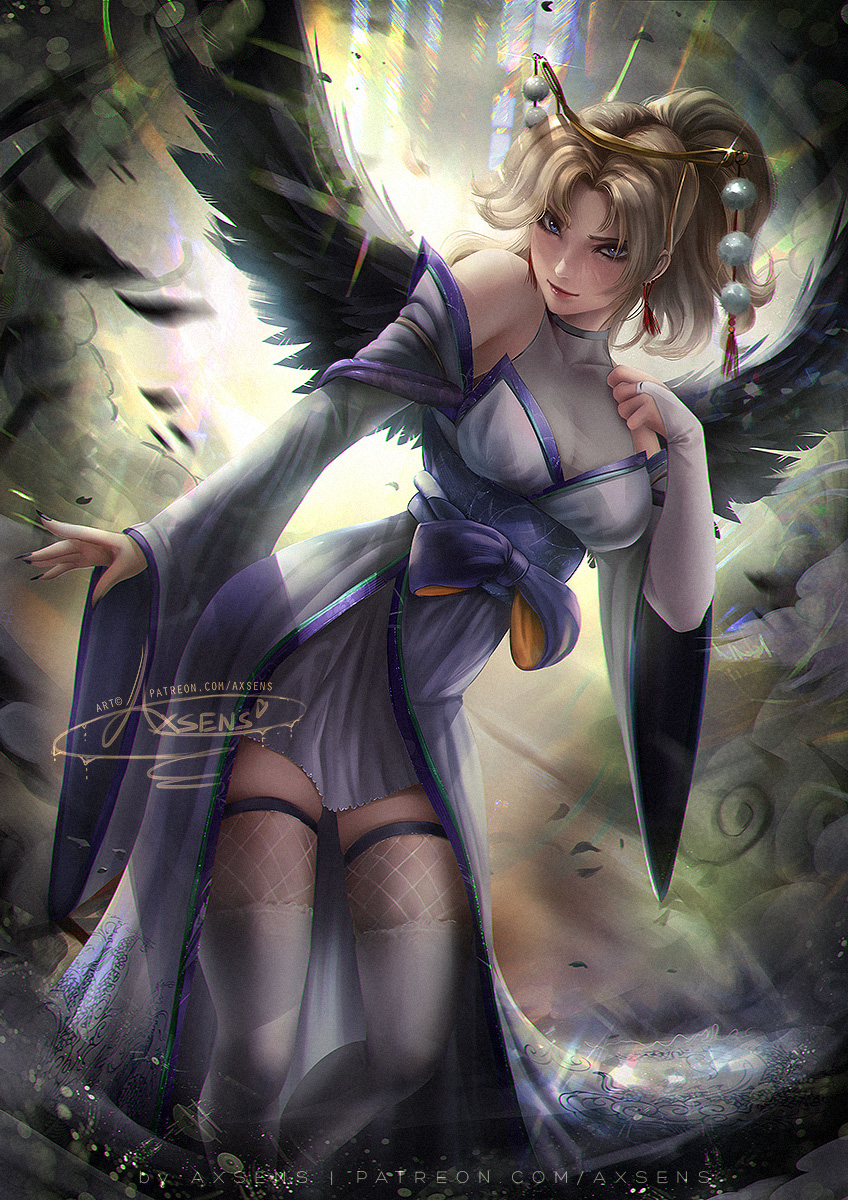 This is a pixiv picture whose title is Mercy Nyotengu.