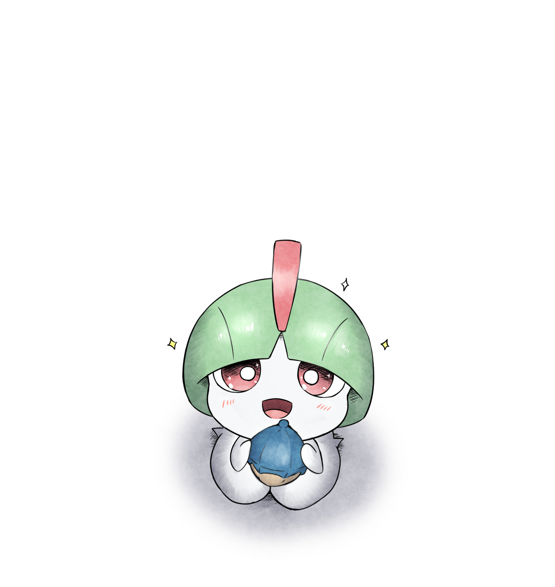 This is a pixiv picture whose title is しぶくちカレーを作ってほしいラルトス.