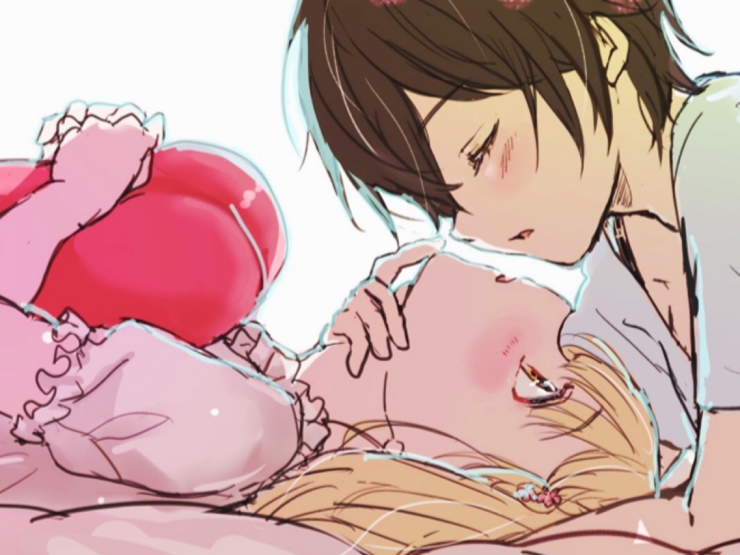 This is a pixiv picture whose title is 百合作品系まとめ.