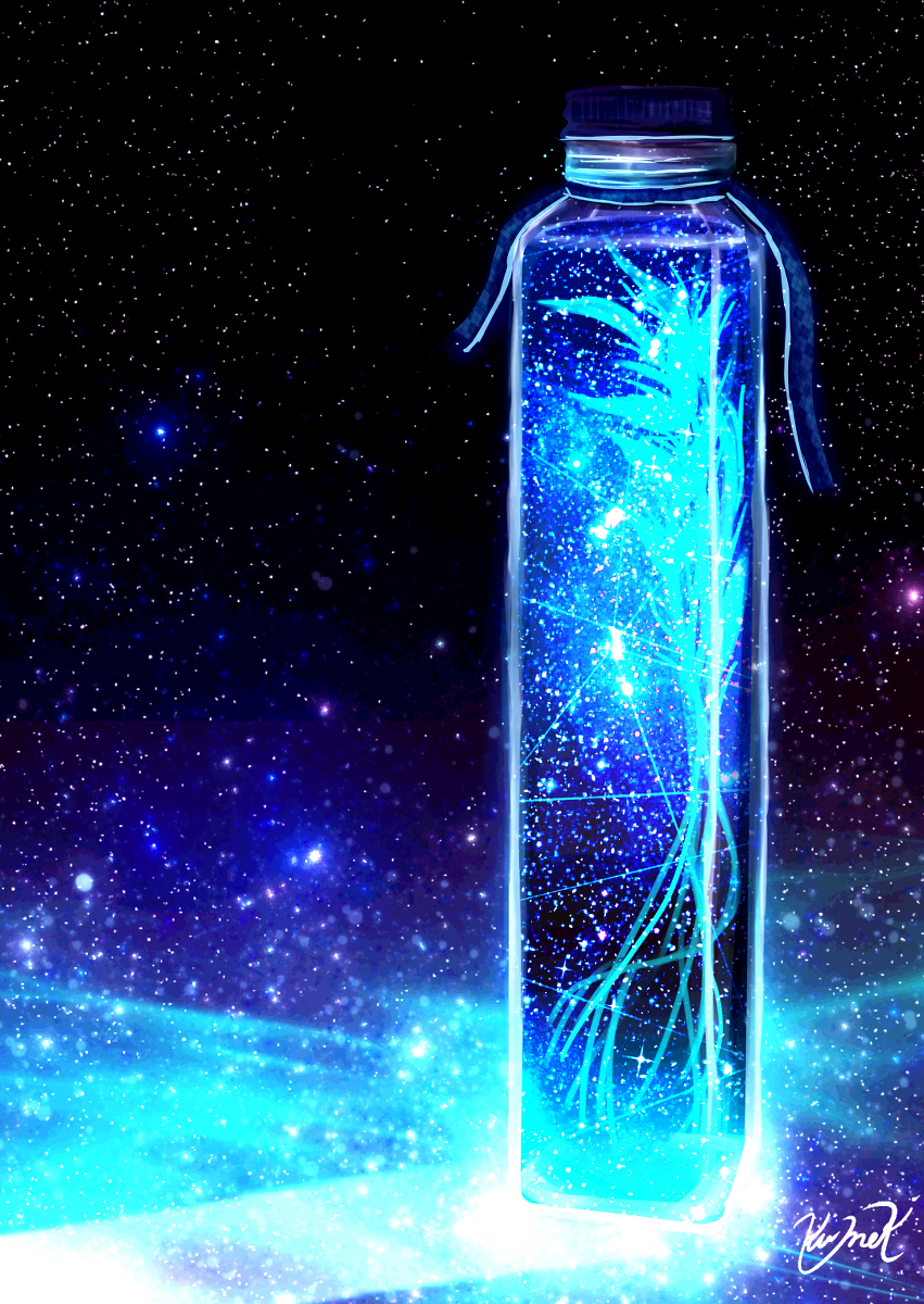This is a pixiv picture whose title is 星空のハーバリウム.