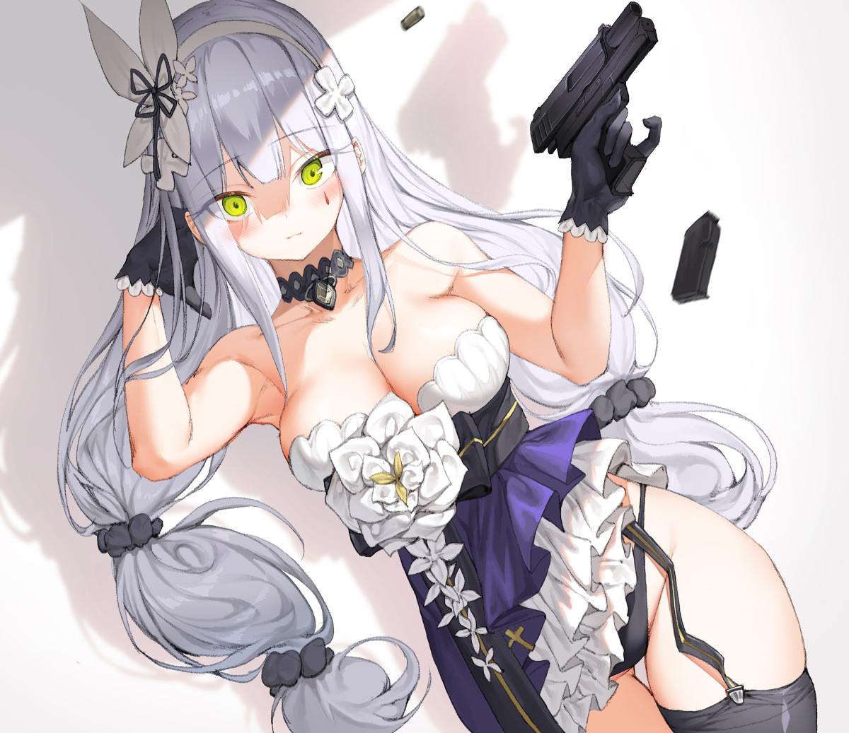 This is a pixiv picture whose title is HK416.