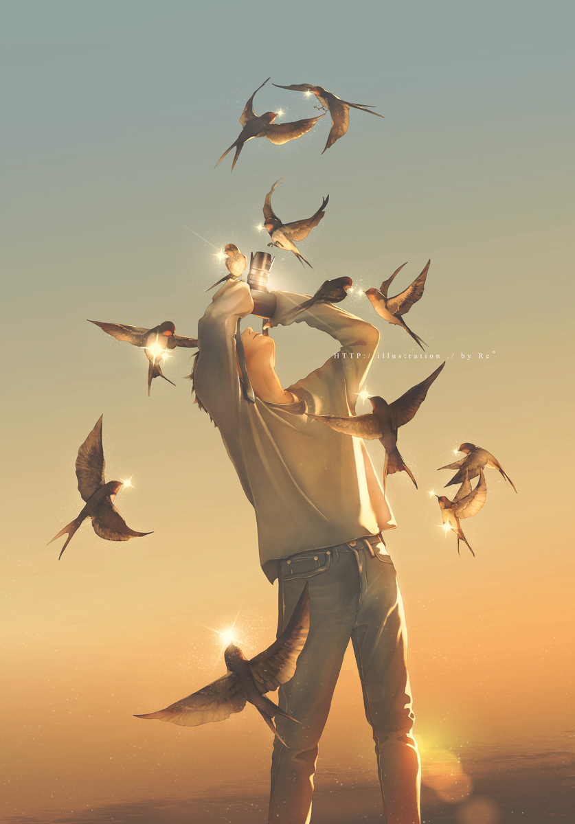 This is a pixiv picture whose title is observation.