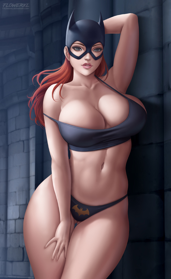 This is a pixiv picture whose title is Batgirl.