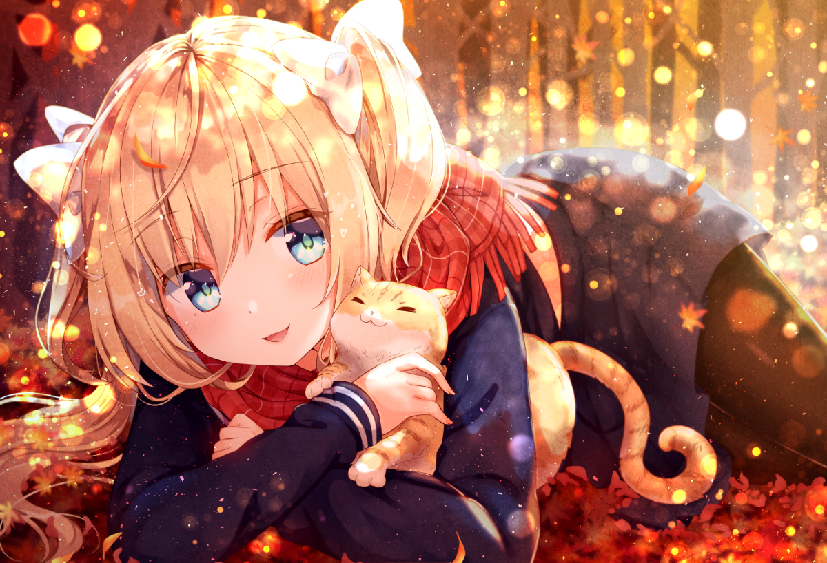 This is a pixiv picture whose title is 秋色.