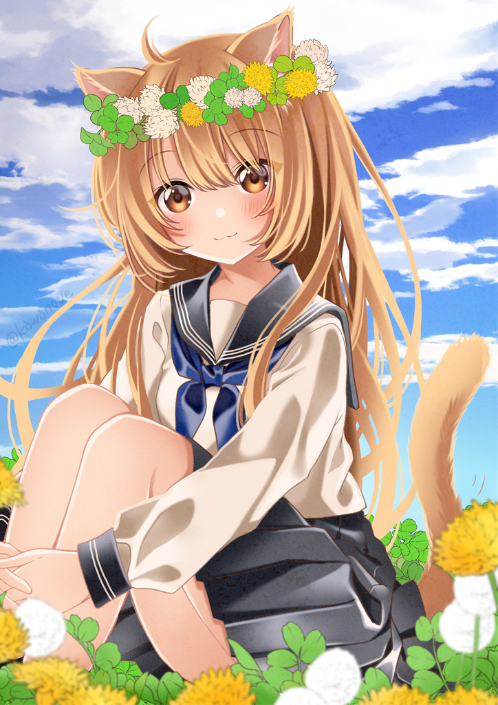 This is a pixiv picture whose title is nekomimi.
