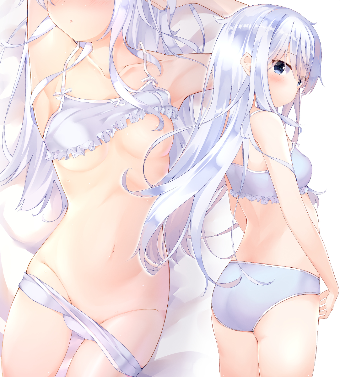 This is a pixiv picture whose title is 青ブラ響ちゃん.