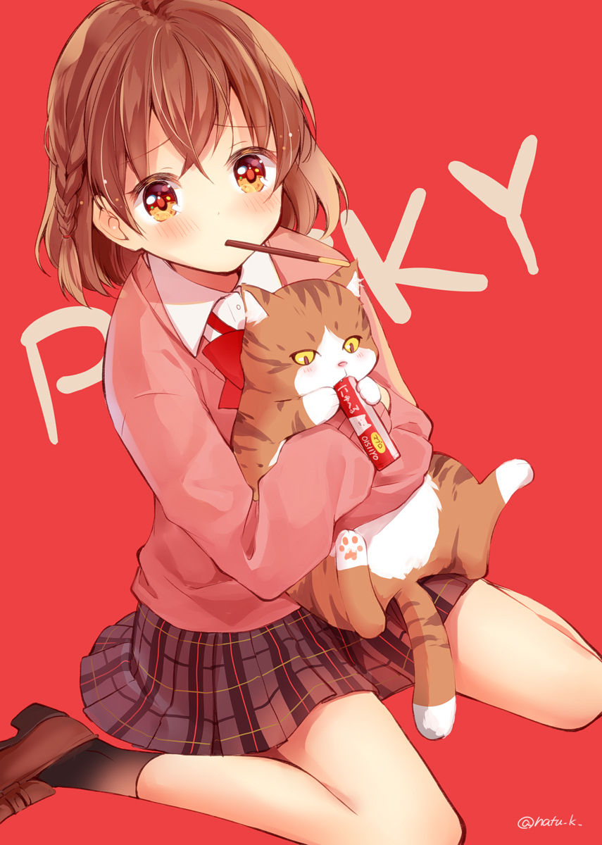 This is a pixiv picture whose title is ポッキー❤.